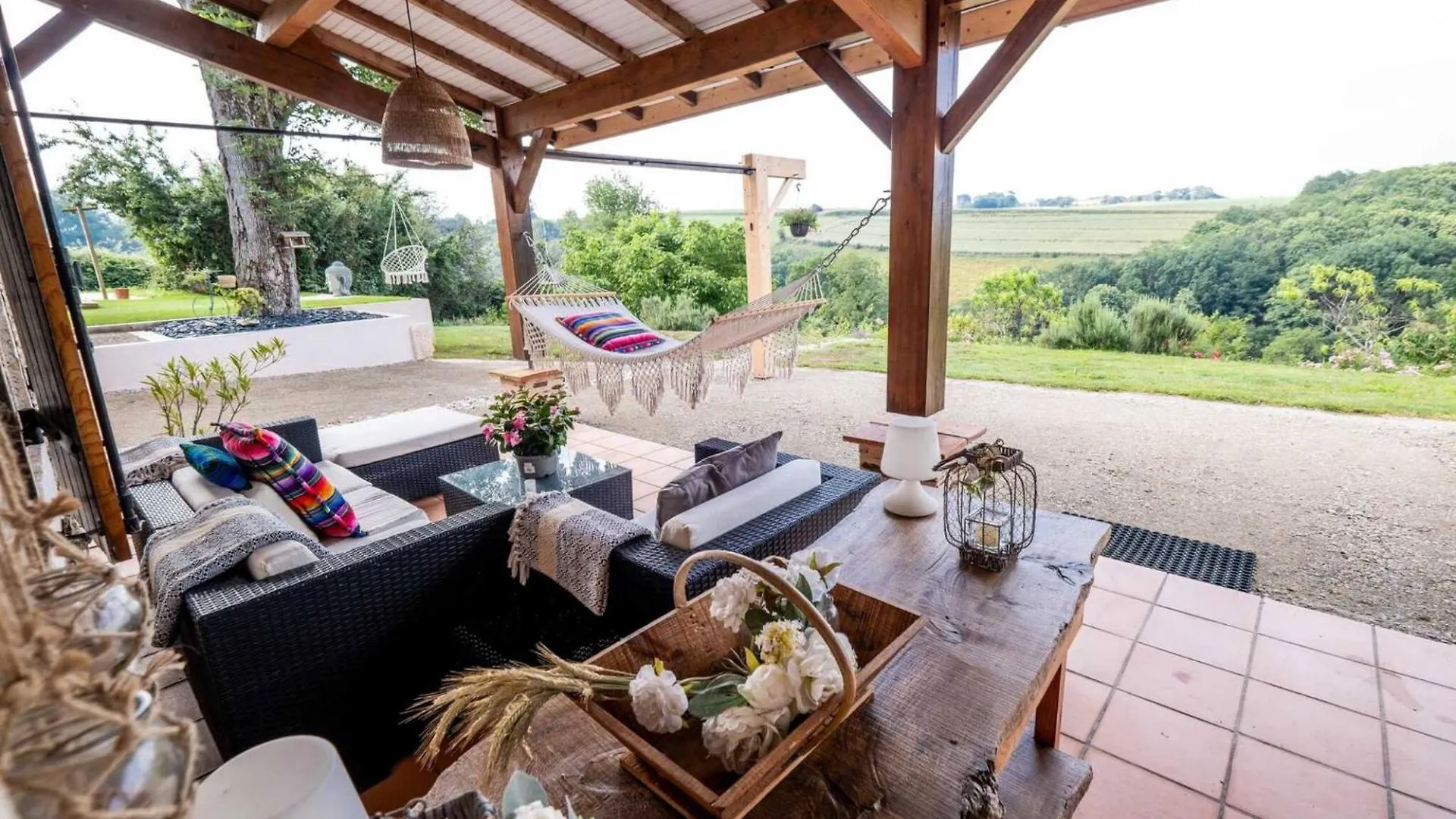 L'Ecrin Du Puech - Piscine Chauffee, Spa, Salle De Sport, Vue Panoramique Teillet  Casa vacanze