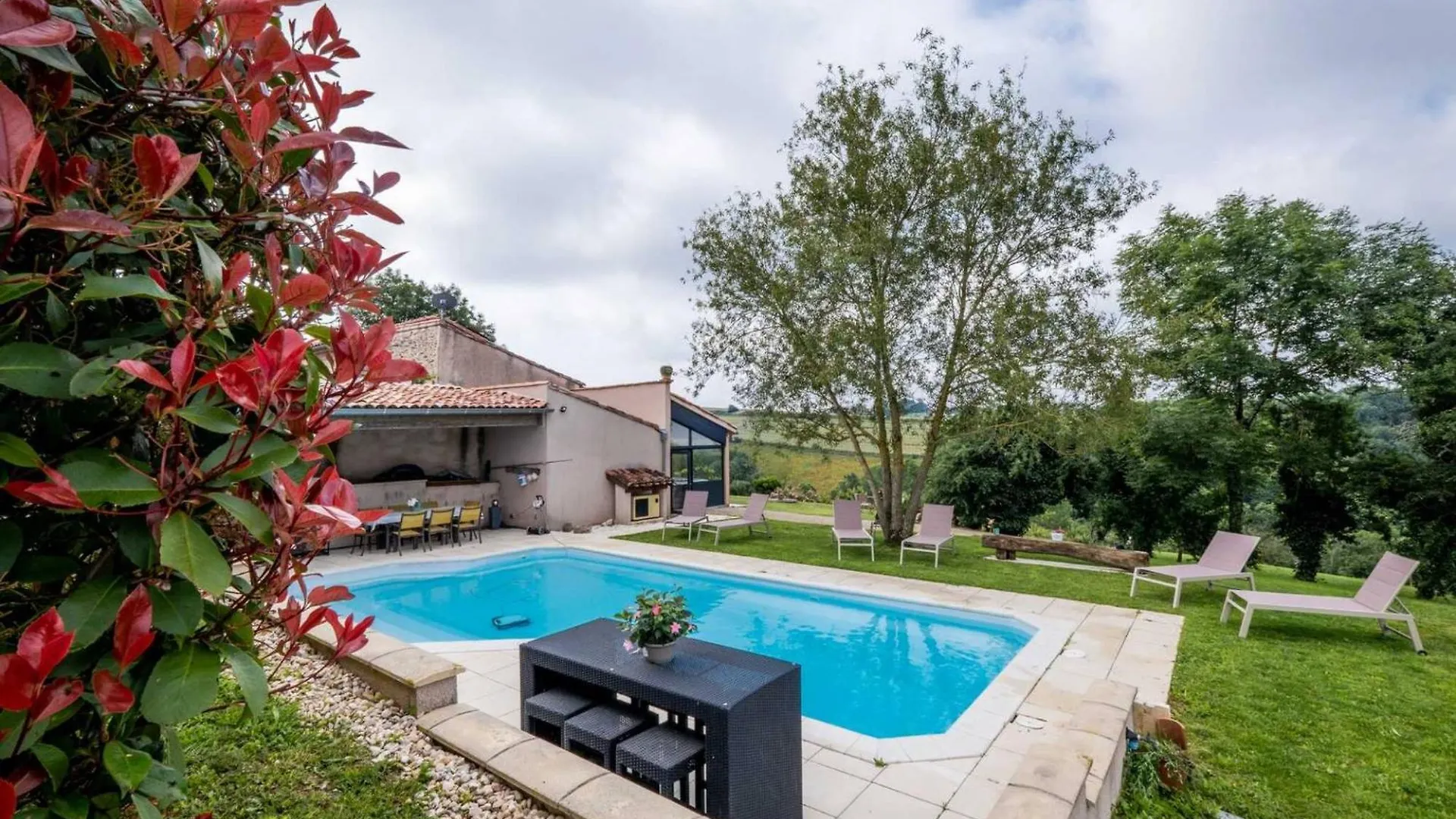 Casa vacanze L'Ecrin Du Puech - Piscine Chauffee, Spa, Salle De Sport, Vue Panoramique Teillet